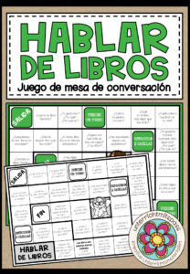 HABLAR DE LIBROS – Plauderbrettspiel in Spanisch