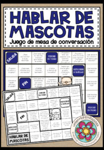 HABLAR DE MASCOTAS – Plauderbrettspiel in Spanisch