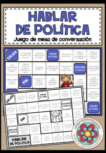 HABLAR DE POLÍTICA – Plauderbrettspiel in Spanisch