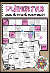 HABLAR DE PUBERTAD – Plauderbrettspiel in Spanisch