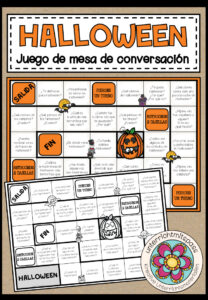 HALLOWEEN – Plauderbrettspiel in Spanisch