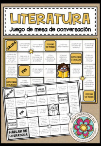 LITERATURA – Plauderbrettspiel in Spanisch
