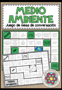 MEDIO AMBIENTE – Plauderbrettspiel in Spanisch