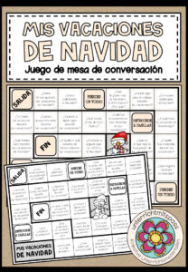 MIS VACACIONES DE NAVIDAD – Plauderbrettspiel in Spanisch