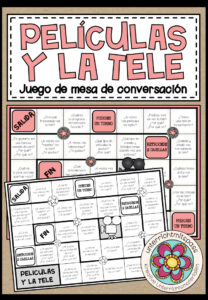 PELÍCULAS Y LA TELE – Plauderbrettspiel in Spanisch