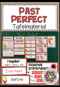 PAST PERFECT – Tafelmaterial (2 Versionen)