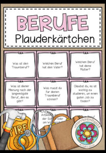 BERUFE – Plauderkärtchen