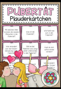 DIE PUBERTÄT – Plauderkärtchen