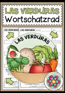 LAS VERDURAS (Gemüse) – Wortschatzrad (Spanisch)
