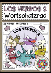 LOS VERBOS 2 (Verben) – Wortschatzrad (Spanisch)