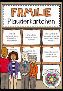 FAMILIE – Plauderkärtchen