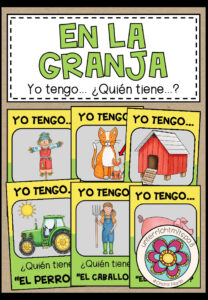 EN LA GRANJA (am Bauernhof) – Yo tengo … ¿Quién tiene …? (Spanisch)
