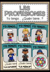 LAS PROFESIONES (BERUFE) – Yo tengo … ¿Quién tiene …? (Spanisch)