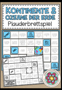 DIE KONTINENTE UND OZEANE DER ERDE – Plauderbrettspiel