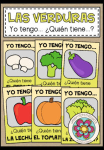 LAS VERDURAS (Gemüse) – Yo tengo … ¿Quién tiene …? (Spanisch)