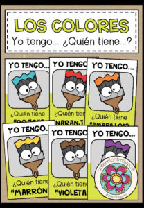 LOS COLORES (Farben) – Yo tengo … ¿Quién tiene …? (Spanisch)