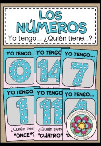 LOS NÚMEROS (Zahlen) – Yo tengo … ¿Quién tiene …? (Spanisch)