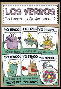 LOS VERBOS (Verben) – Yo tengo … ¿Quién tiene …? (Spanisch)