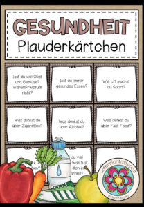 GESUNDHEIT – Plauderkärtchen