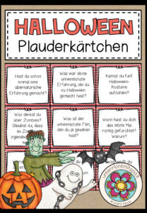 HALLOWEEN – Plauderkärtchen