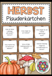 HERBST – Plauderkärtchen