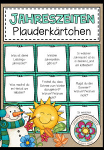 JAHRESZEITEN – Plauderkärtchen