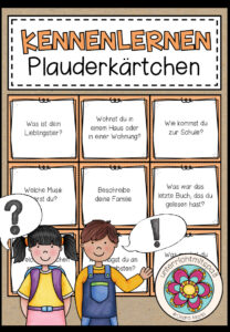 KENNENLERNEN – Plauderkärtchen