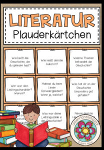 MEIN SCHULJAHR (Schulschluss) – Plauderkärtchen