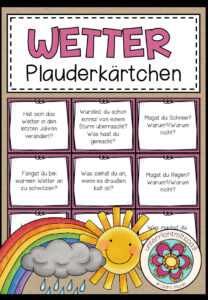 WETTER – Plauderkärtchen