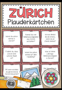 ZÜRICH – Plauderkärtchen