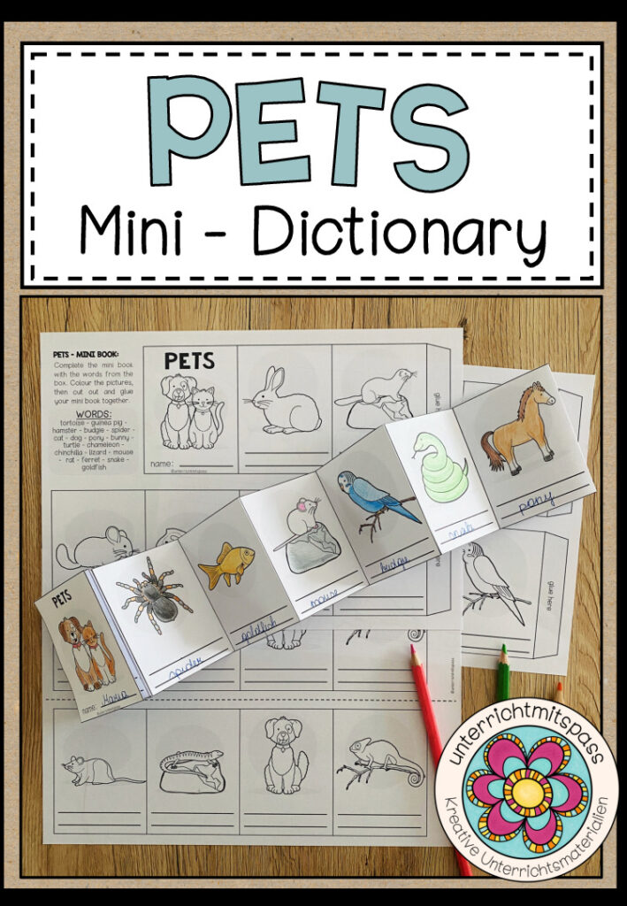 PETS – Mini Dictionary (Leporello)