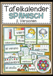 Tafelkalender – SPANISCH (2 Versionen)