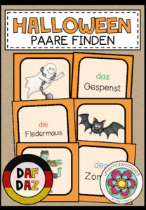Halloween (DaF/DaZ) – PAARE FINDEN (Deutsch)