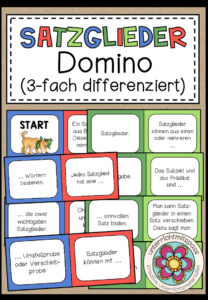 SATZGLIEDER – Domino (3 Spiele)