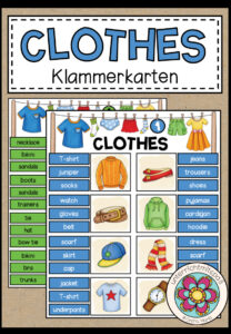 CLOTHES – Klammerkarten