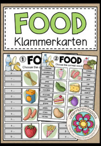 FOOD – Klammerkarten (2-fach differenziert)