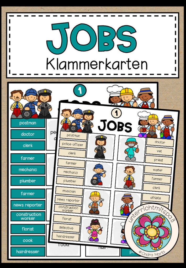 JOBS – Klammerkarten (2-fach differenziert)
