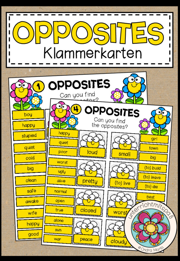 OPPOSITES – Klammerkarten