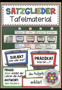 SATZGLIEDER – Tafelmaterial