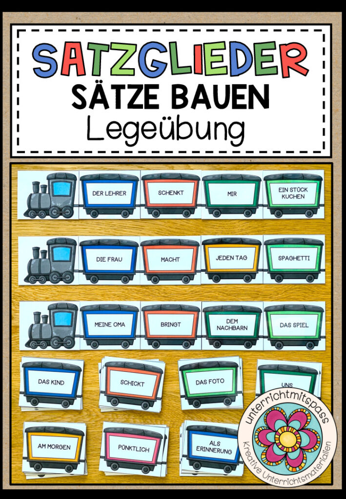 SATZGLIEDER – Sätze bauen (Legeübung)