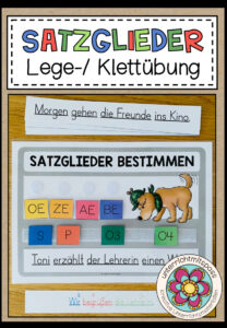 SATZGLIEDER bestimmen – Legeübung / Klettübung