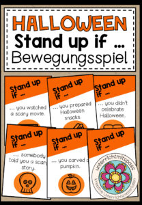 Halloween – Stand up if … (Steh auf, wenn …) Bewegungsspiel