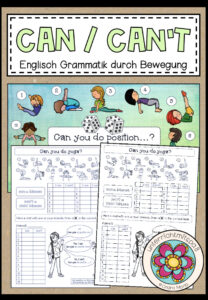 Can/Can’t – Englisch Grammatik durch Bewegung