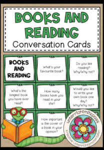 Books and Reading – Conversation Cards