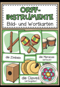 ORFF-INSTRUMENTE – Bild- und Wortkarten