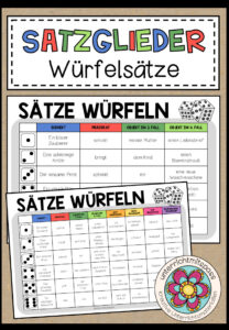 SATZGLIEDER – Würfelsätze