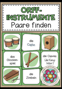 ORFF-INSTRUMENTE – Paare finden