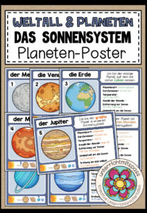 DAS SONNENSYSTEM – Steckbriefe / Poster