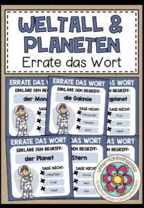 PLANETEN & WELTALL – Errate das Wort (Spiel)