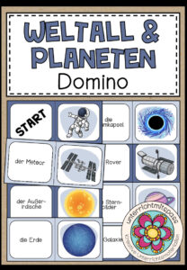 WELTALL & PLANETEN – Domino (2 Spiele)
